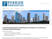 Tablet Screenshot of perrierproperties.com